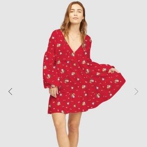 Billabong X Wrangler BabyDoll dress SZ M